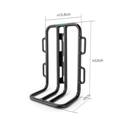 ROCKBROS Bicycle shelf for bicycle fork bags - black – image 4