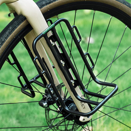 ROCKBROS Bicycle shelf for bicycle fork bags - black – image 6