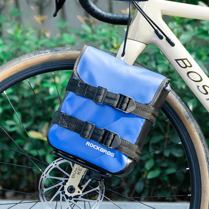 ROCKBROS Bicycle shelf for bicycle fork bags - black – image 8