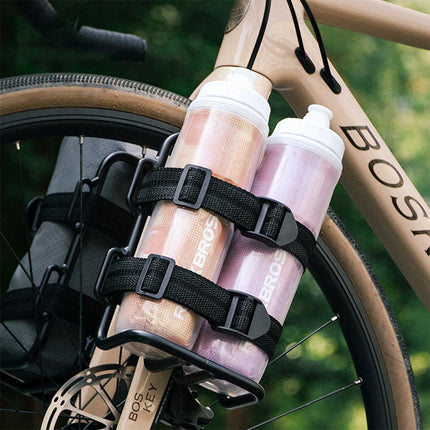 ROCKBROS Bicycle shelf for bicycle fork bags - black – image 9