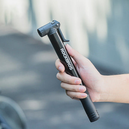 ROCKBROS Small hand-held bicycle pump with a bicycle frame holder + screwdriver - black – image 10