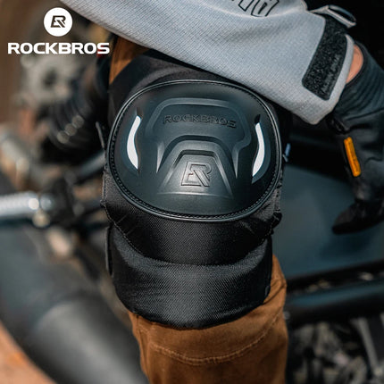 ROCKBROS Knee protectors for MTB motorbike, black – image 5