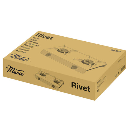 MEVA RIVET LPG 3kW gas camping stove - SAND – image 6