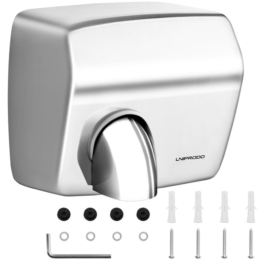 UNIPRODO Hand dryer without touch automatic wall made of stainless steel 2300 W