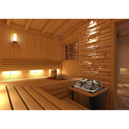 UNIPRODO Electric sauna stove with integrated control 5-9 m3 to 110C 400 V 6 kW – image 5