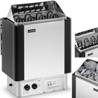 UNIPRODO Electric sauna stove with integrated control 5-9 m3 to 110C 400 V 6 kW