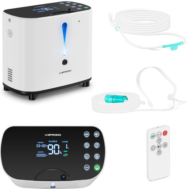 LED oxygen concentrate Uniprodo 1-6L 28-90%