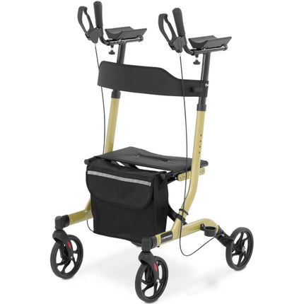 UNIPRODO Balcony four-wheeled folding for senior with a seat and bag up to 136kg – image 2