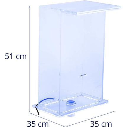 UNIPRODO Waterfall with LED lighting 35 cm water flow 310 mm – image 6