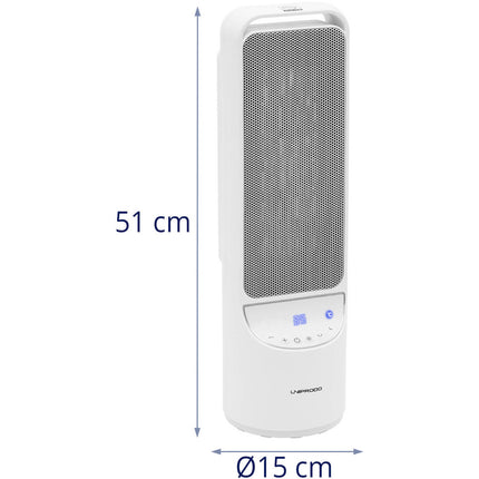 UNIPRODO Electric radiator with 1200/2000 W remote control – image 8