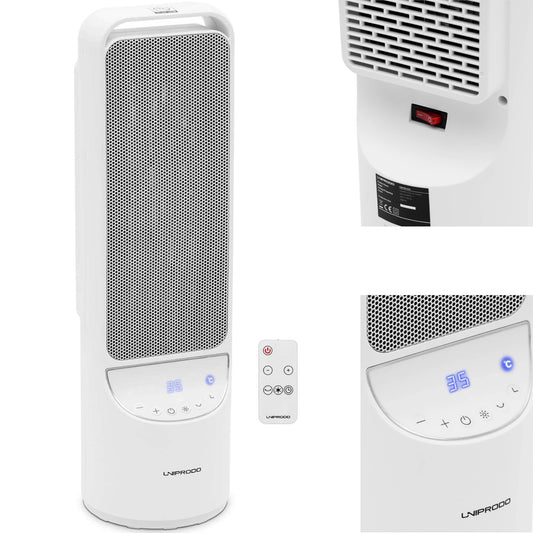 UNIPRODO Electric radiator with 1200/2000 W remote control