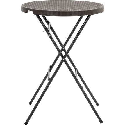 UNIPRODO Folding garden catering table, round, 79 x 110 cm, black – image 5