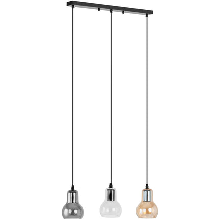 UNIPRODO Modern 3-point E27 ceiling lamp - glass bells – image 2