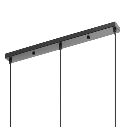 UNIPRODO Modern 3-point E27 ceiling lamp - glass balls – image 3