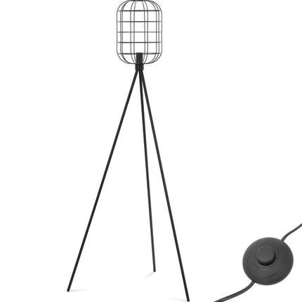 UNIPRODO Floor standing lamp with E27 mesh shade, 163 cm