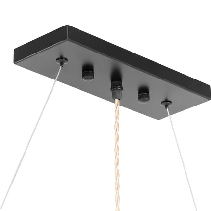 UNIPRODO LOFT hanging ceiling lamp, 6 points E27 - wooden beam – image 4