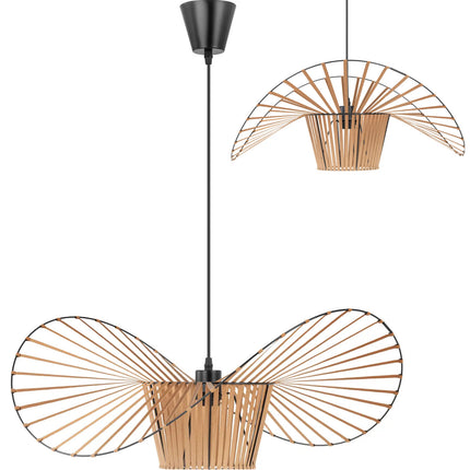 UNIPRODO E27 1-point boho hanging ceiling lamp - hat