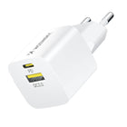 WOZINSKY GaN QC3.0 USB-A USB-C PD 33W wall charger, white