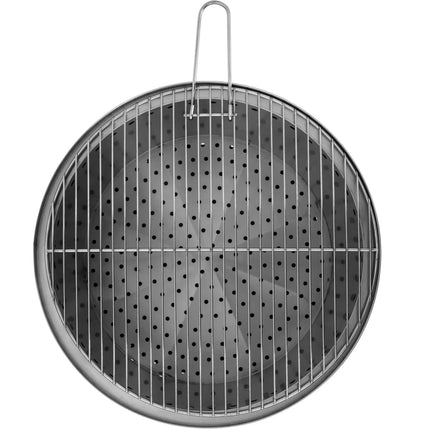 UNIPRODO Garden fireplace with steel grill grate 50 x 50 x 45 cm – image 2