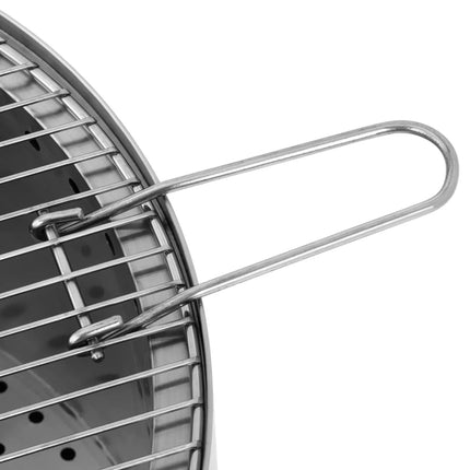 UNIPRODO Garden fireplace with steel grill grate 50 x 50 x 45 cm – image 3