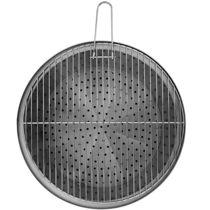 UNIPRODO Garden fireplace with steel grill grate 50 x 50 x 45 cm – image 8