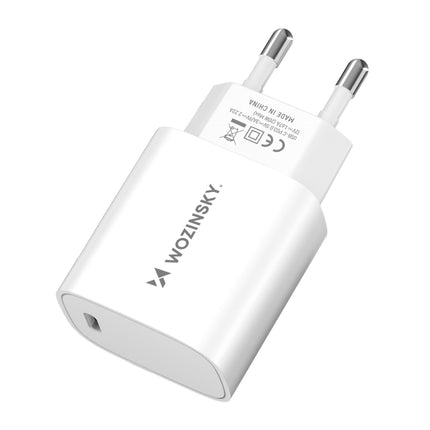 WOZINSKY 20W USB-C 100-240V wall charger, white – image 3