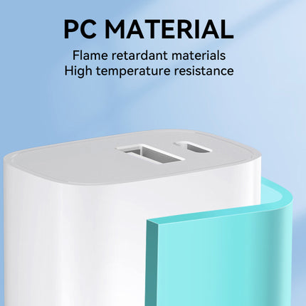 WOZINSKY 20W USB-A USB-C 100-240V wall charger, white – image 10