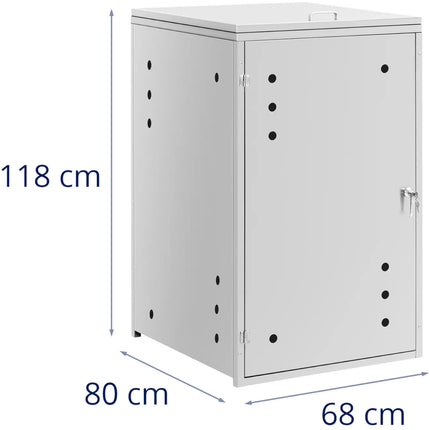 UNIPRODO Garbage bin cover with ventilation, 240 liters – image 6