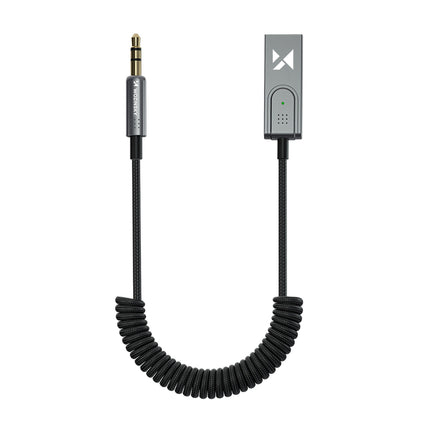 WOZINSKY Audio adapter with Bluetooth 5.3 receiver and AUX miniJack 3.5 mm connector and USB-A