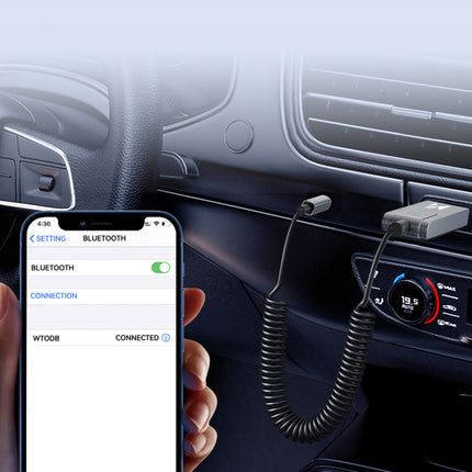 WOZINSKY Audio adapter with Bluetooth 5.3 receiver and AUX miniJack 3.5 mm connector and USB-A – image 10