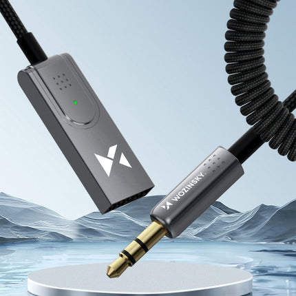 WOZINSKY Audio adapter with Bluetooth 5.3 receiver and AUX miniJack 3.5 mm connector and USB-A – image 8