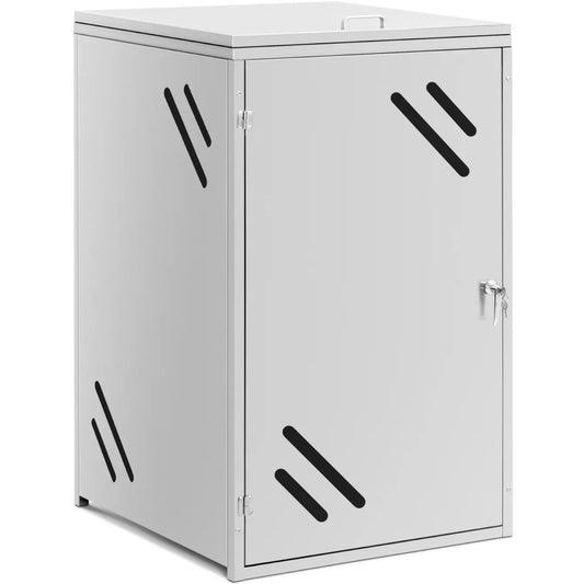 UNIPRODO Garbage bin cover with ventilation holes, 240 l