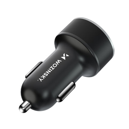 WOZINSKY USB-C USB-A 36W cigarette lighter car charger, black – image 2