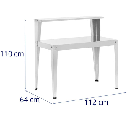 UNIPRODO Garden table for planting plants with shelf, steel, 112 x 61 x 109 cm – image 5