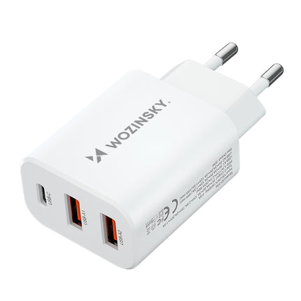 WOZINSKY Mains charger 100-240V 30W 2.4A 2x USB-A white – image 14