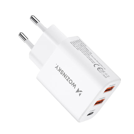 WOZINSKY Mains charger 100-240V 30W 2.4A 2x USB-A white – image 15
