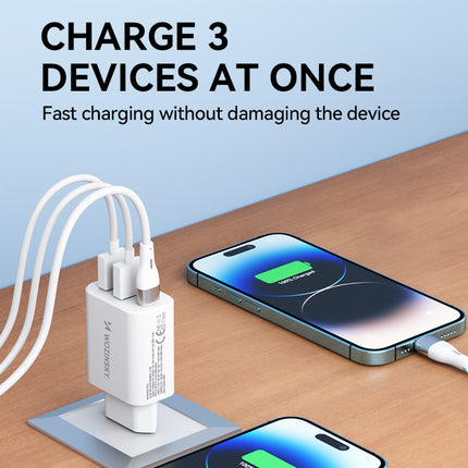 WOZINSKY Mains charger 100-240V 30W 2.4A 2x USB-A white – image 20