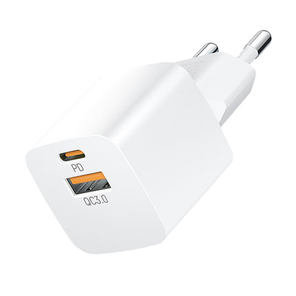 WOZINSKY PD QC 3.0 mains charger 100-240V 20W USB-C USB-A white – image 2