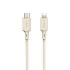 DUDAO SR reinforced cable for iPhone USB-C - Lightning 30W 1m beige