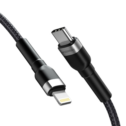 WOZINSKY Cable for iPhone USB-C - Lightning PD 30W 1m black – image 10