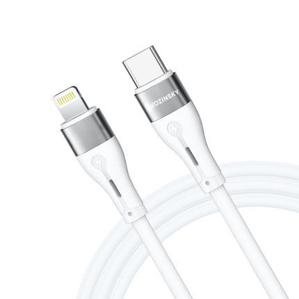 WOZINSKY Cable for iPhone USB-C - Lightning PD 27W 1m white – image 4