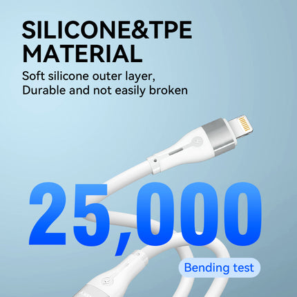 WOZINSKY Cable for iPhone USB-C - Lightning PD 27W 1m white – image 7