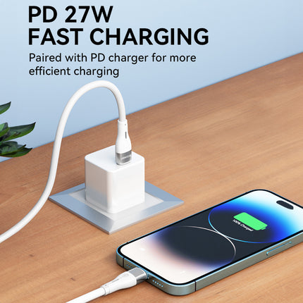 WOZINSKY Cable for iPhone USB-C - Lightning PD 27W 1m white – image 9
