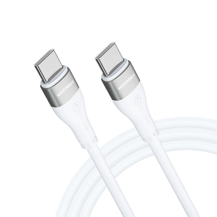 WOZINSKY Durable flexible cable USB-C - USB-C PD 65W 1m white – image 13