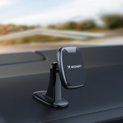 WOZINSKY Magnetic phone holder for car dashboard, black – image 10