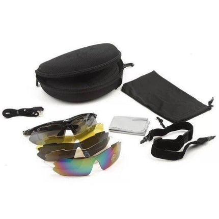 ROCKBROS Polarized cycling glasses with replaceable colored lenses SET – image 8