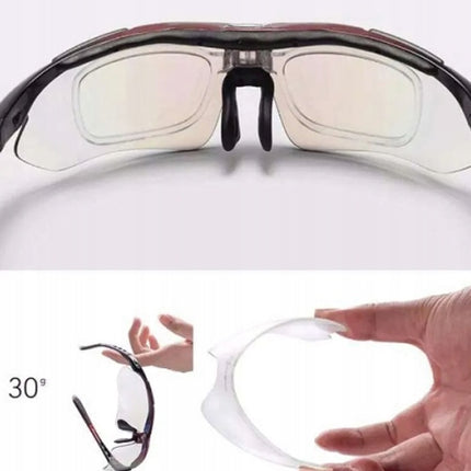 ROCKBROS Polarized cycling glasses with replaceable colored lenses SET – image 9