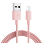 JOYROOM Braided cable for iPhoneUSB-A - Lightning, 2m, pastel pink