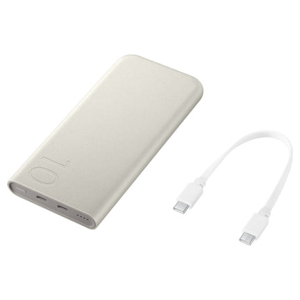 SAMSUNG Original FastCharge 2x USB-C 25W 10000mAh power bank, beige – image 6