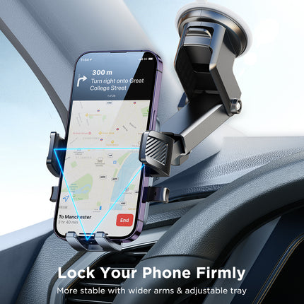 JOYROOM Car phone holder on the dashboard, black – image 11